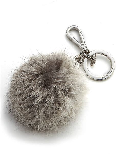 michael kors pom keychain